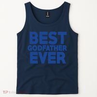Best Godfather Ever God Father Day Baptism Uncle Gift Tank Top thumb 2