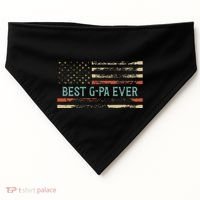 Best Gpa Ever Us Flag Gpa Grandfather USA-Made Doggie Bandana thumb 0