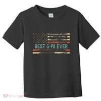 Best Gpa Ever Us Flag Gpa Grandfather Toddler T-Shirt thumb 0