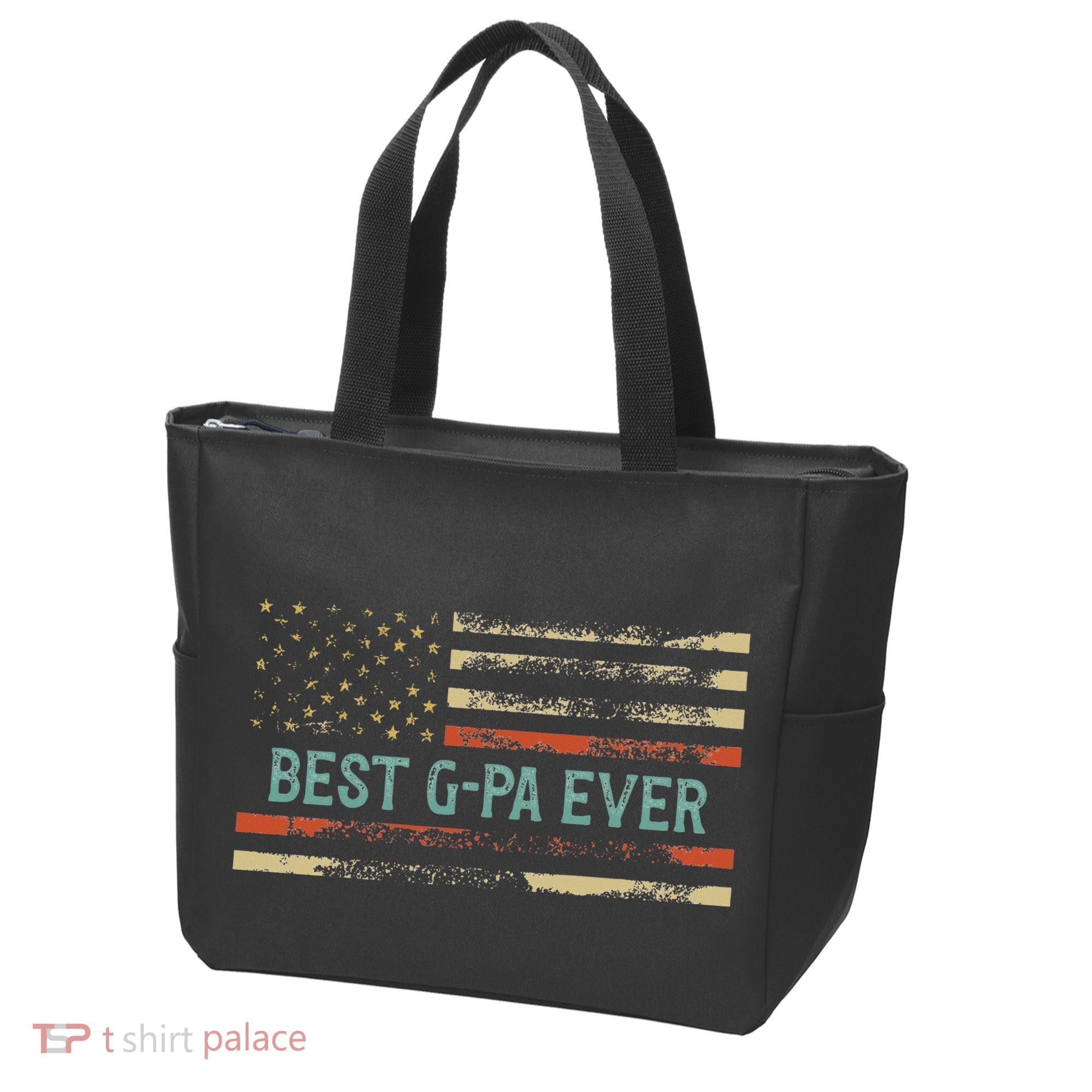 Best Gpa Ever Us Flag Gpa Grandfather Tote Bag