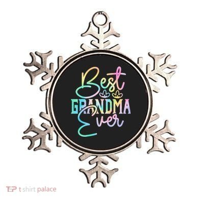 Best Grandma Ever Happy Grandparents Day Tie Dye Ornament
