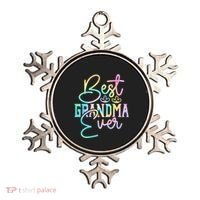 Best Grandma Ever Happy Grandparents Day Tie Dye Ornament thumb 0