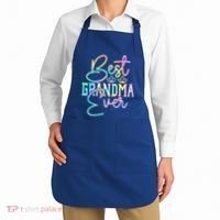 Best Grandma Ever Happy Grandparents Day Tie Dye Apron thumb 2