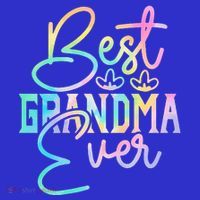 Best Grandma Ever Happy Grandparents Day Tie Dye Apron thumb 3