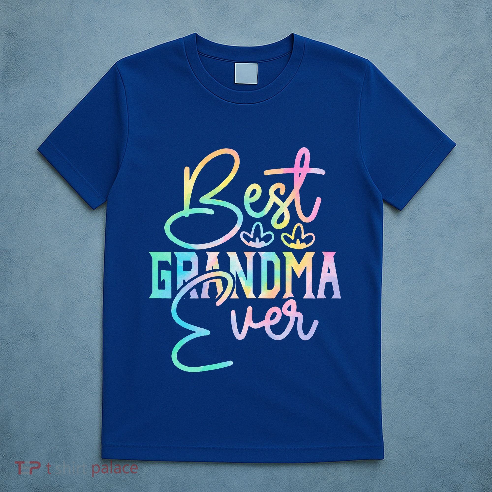 Best Grandma Ever Happy Grandparents Day Tie Dye T-Shirt