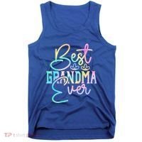 Best Grandma Ever Happy Grandparents Day Tie Dye Tank Top thumb 0