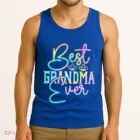 Best Grandma Ever Happy Grandparents Day Tie Dye Tank Top thumb 3