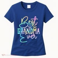 Best Grandma Ever Happy Grandparents Day Tie Dye Women's T-Shirt thumb 0