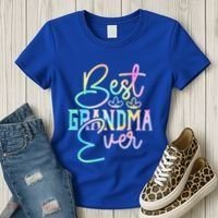 Best Grandma Ever Happy Grandparents Day Tie Dye Women's T-Shirt thumb 3
