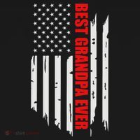 Best Grandpa Ever Vintage American Flag T-Shirt thumb 7