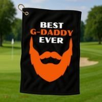 Best Gdaddy Ever Family Funny Gdaddy Golf Towel thumb 1