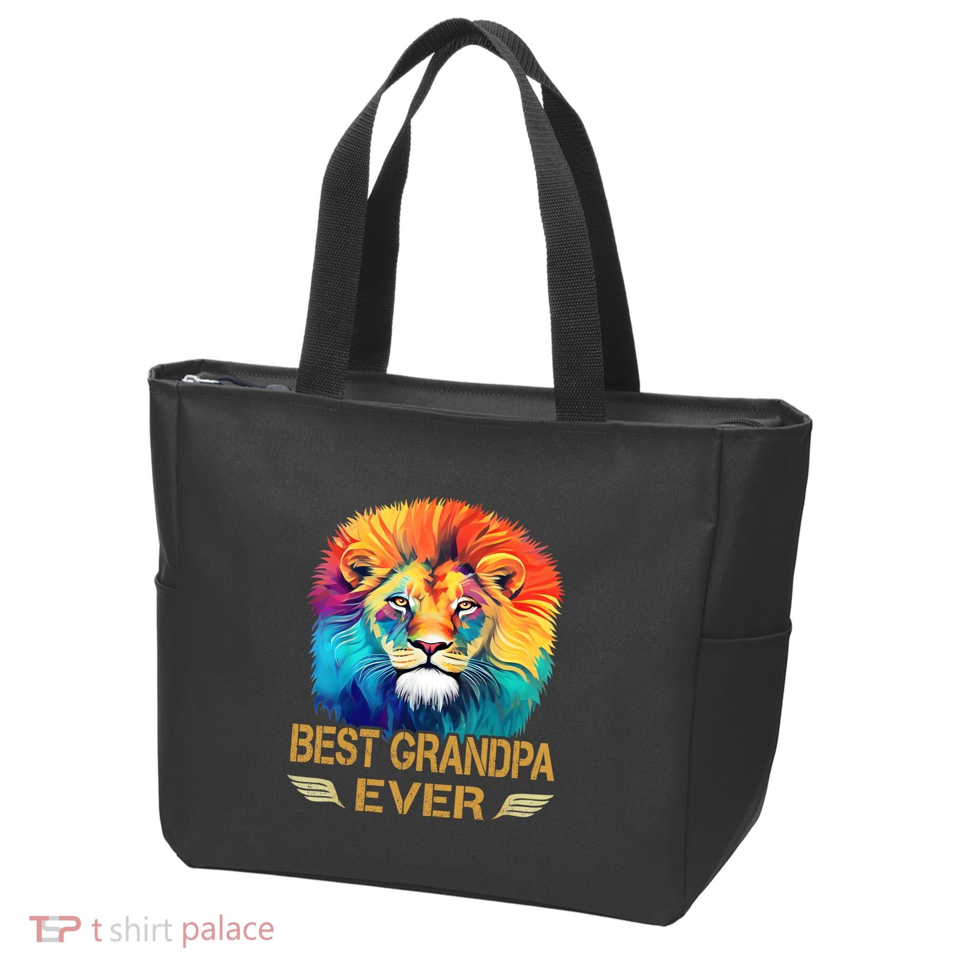 Best Grandpa Ever Funny Fathers Day Gift For Dad Tote Bag