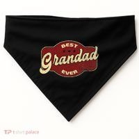 Best Grandad Ever USA-Made Doggie Bandana thumb 0