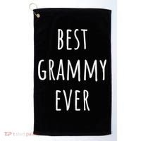 Best Grammy Ever Grandma Cute Gift Golf Towel thumb 0