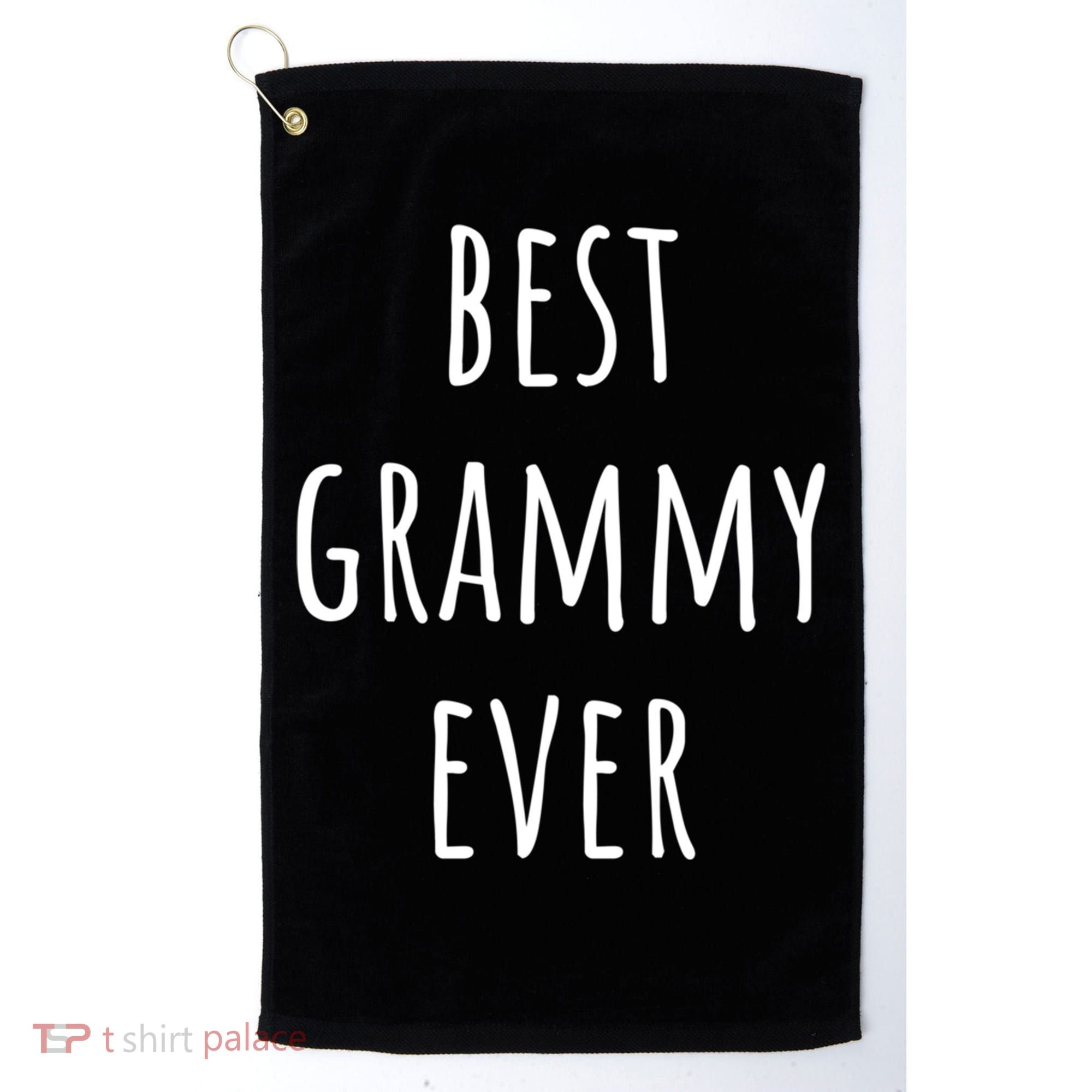 Best Grammy Ever Grandma Cute Gift Golf Towel