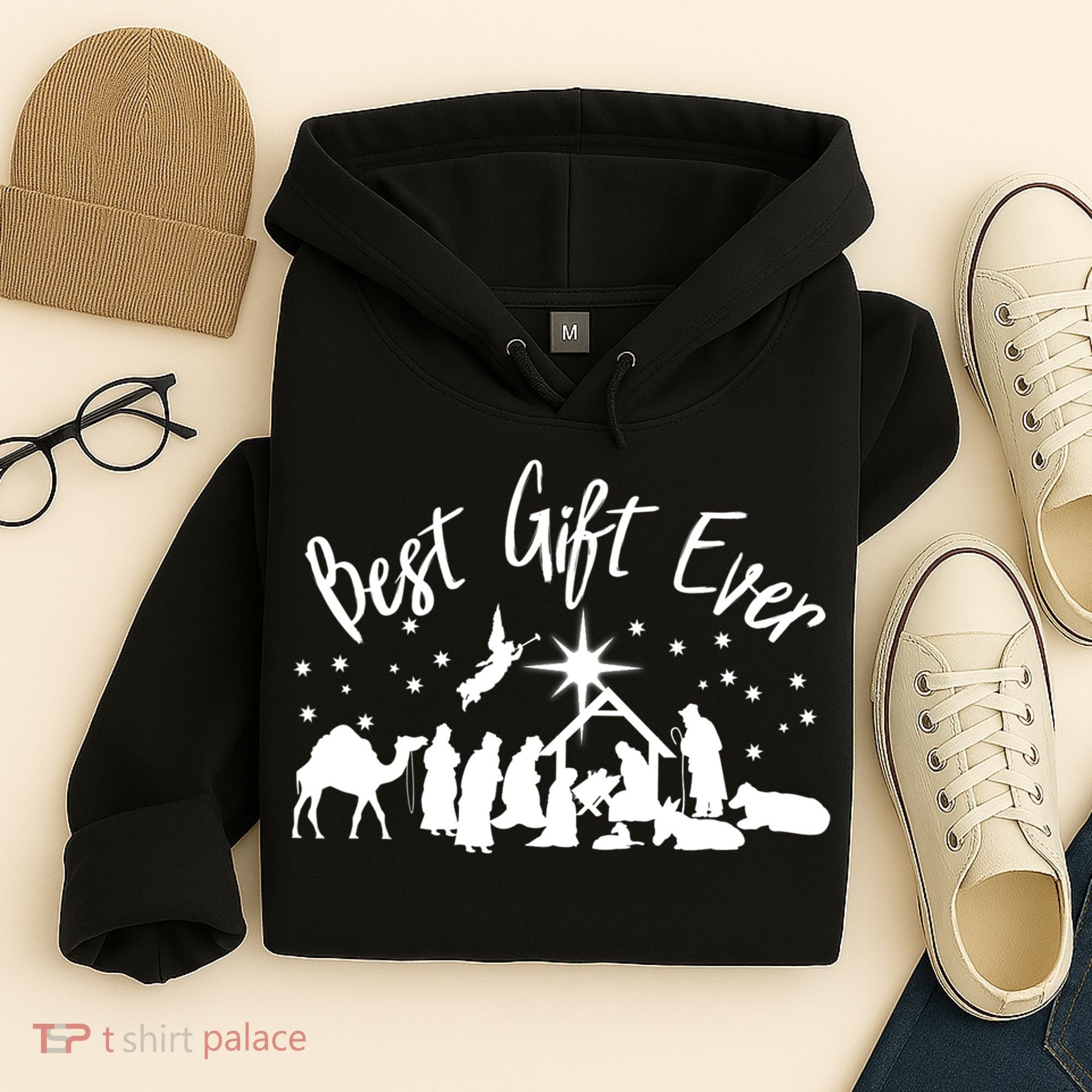BEST GIFT EVER Christian Christmas Jesus Nativity Religious TShirt Hoodie
