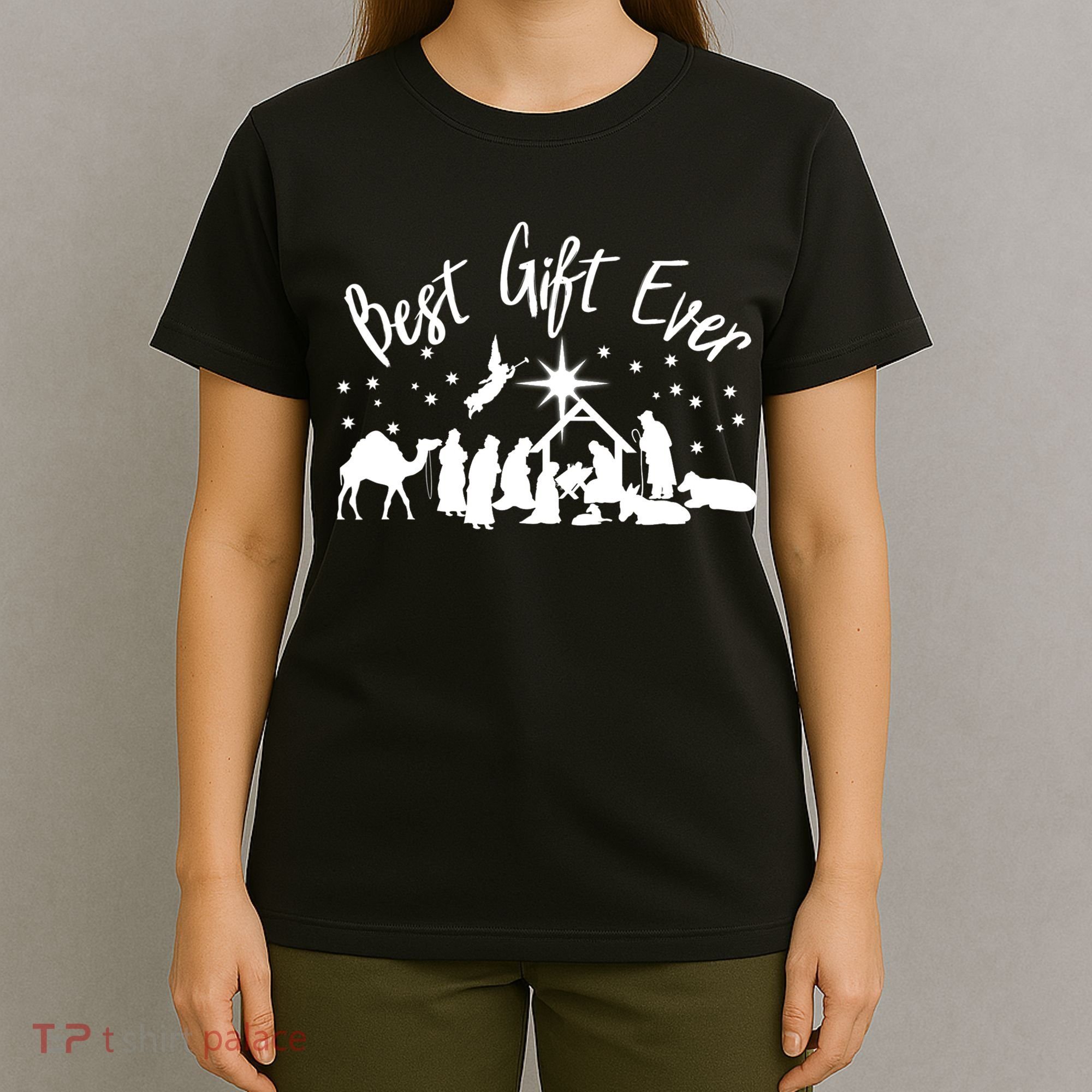 BEST GIFT EVER Christian Christmas Jesus Nativity Religious TShirt T-Shirt