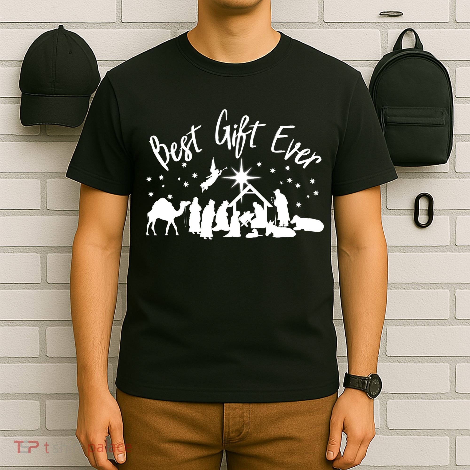 BEST GIFT EVER Christian Christmas Jesus Nativity Religious TShirt T-Shirt