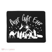 BEST GIFT EVER Christian Christmas Jesus Nativity Religious TShirt Mousepad thumb 0