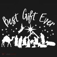 BEST GIFT EVER Christian Christmas Jesus Nativity Religious TShirt Mousepad thumb 1