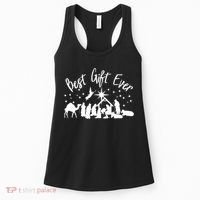 BEST GIFT EVER Christian Christmas Jesus Nativity Religious TShirt Women's Tank Top thumb 0