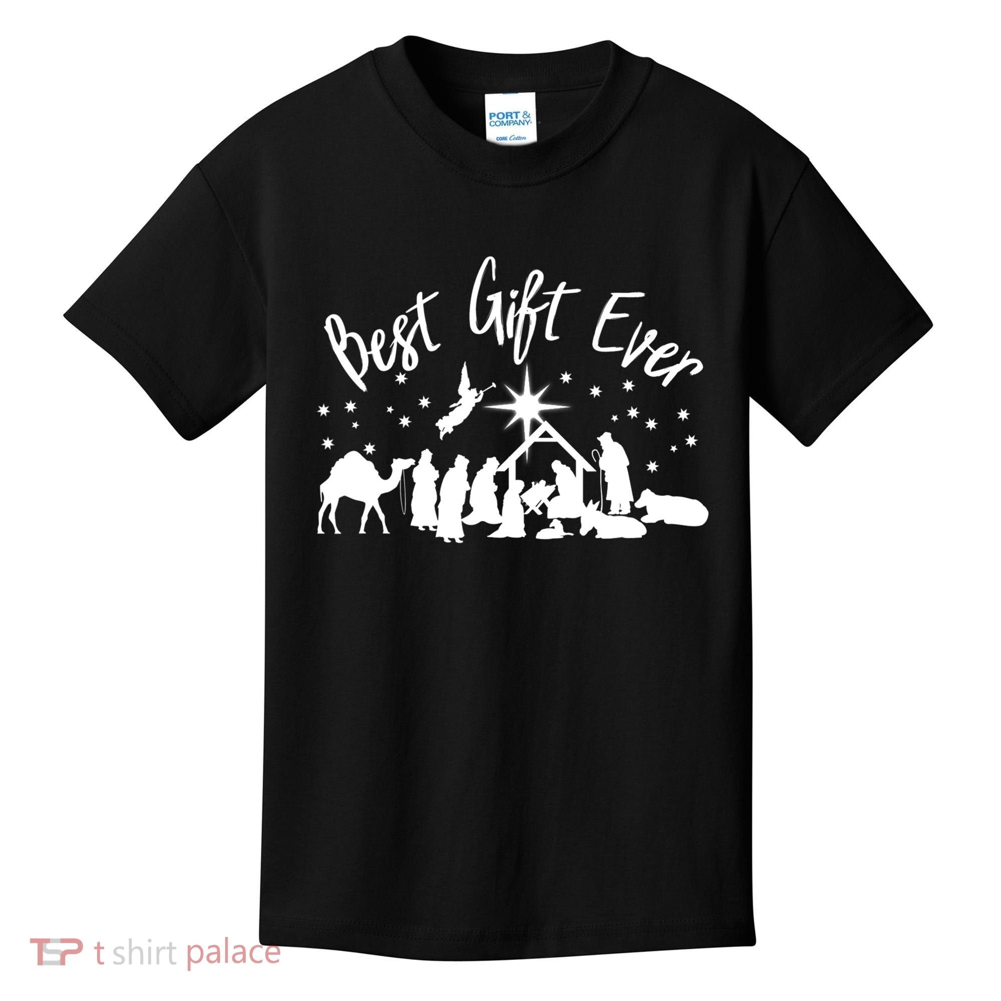BEST GIFT EVER Christian Christmas Jesus Nativity Religious TShirt Kids T-Shirt