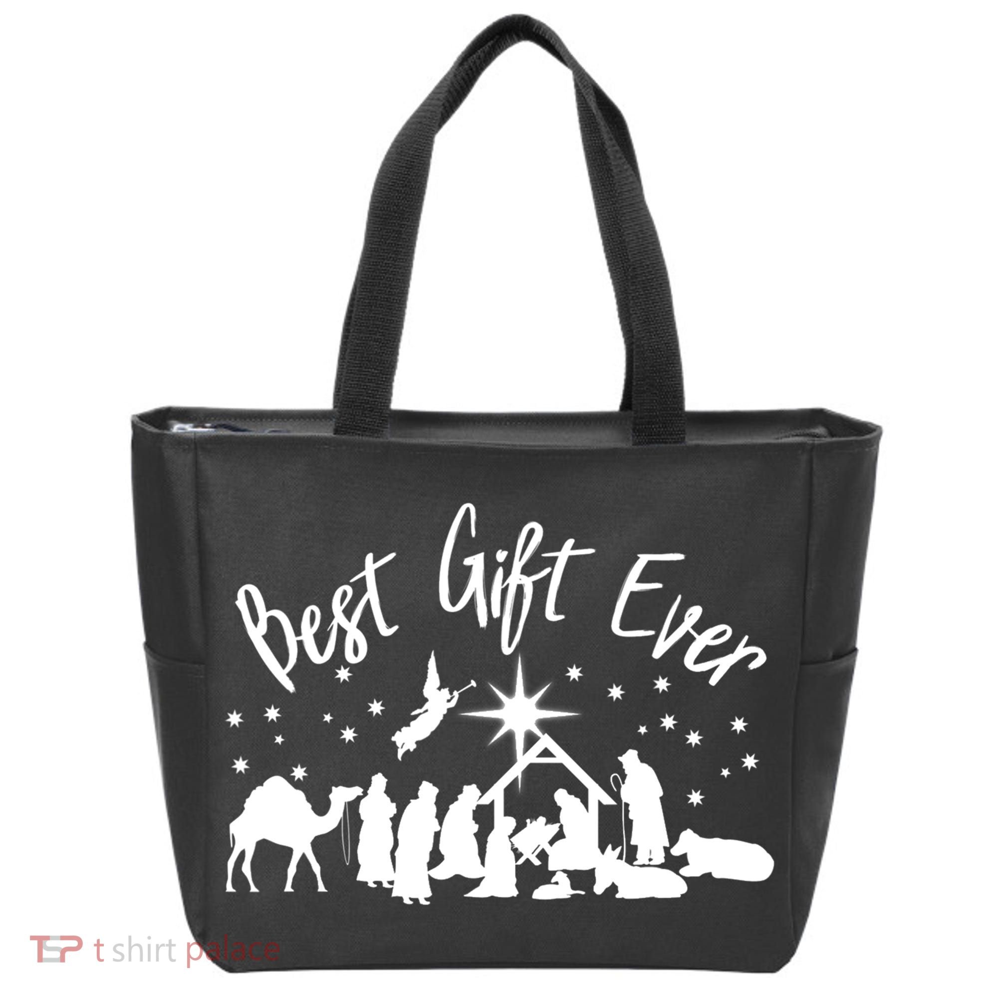 BEST GIFT EVER Christian Christmas Jesus Nativity Religious TShirt Tote Bag