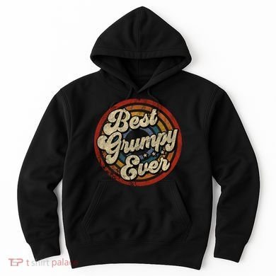 Best Grumpy Ever Vintage Retro Style Hoodie