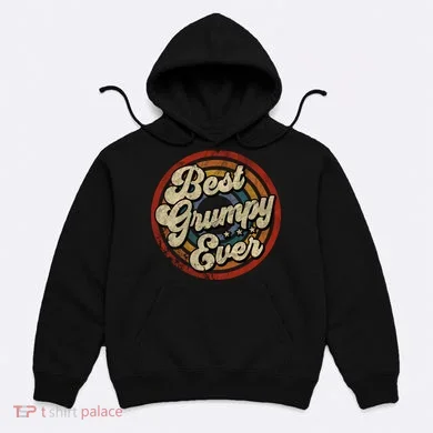 Best Grumpy Ever Vintage Retro Style Hoodie