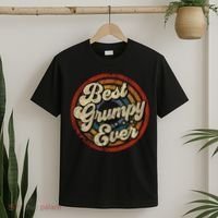 Best Grumpy Ever Vintage Retro Style T-Shirt thumb 2