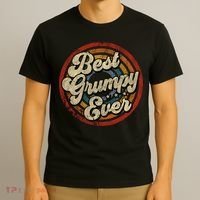 Best Grumpy Ever Vintage Retro Style T-Shirt thumb 3