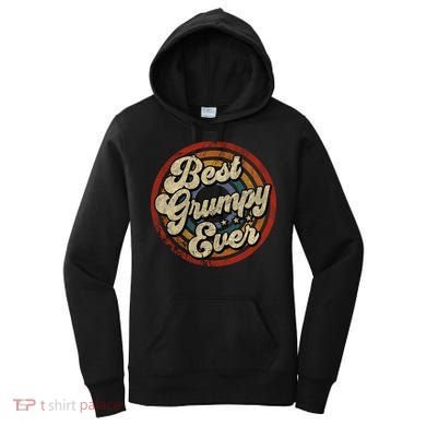 Best Grumpy Ever Vintage Retro Style Women's Hoodie