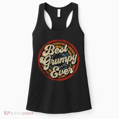 Best Grumpy Ever Vintage Retro Style Women's Tank Top