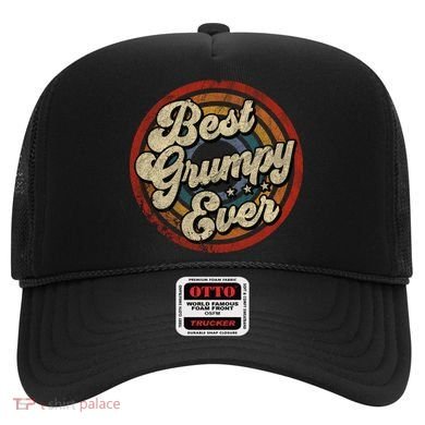 Best Grumpy Ever Vintage Retro Style Hat