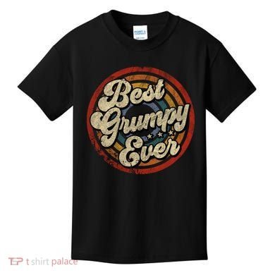 Best Grumpy Ever Vintage Retro Style Kids T-Shirt