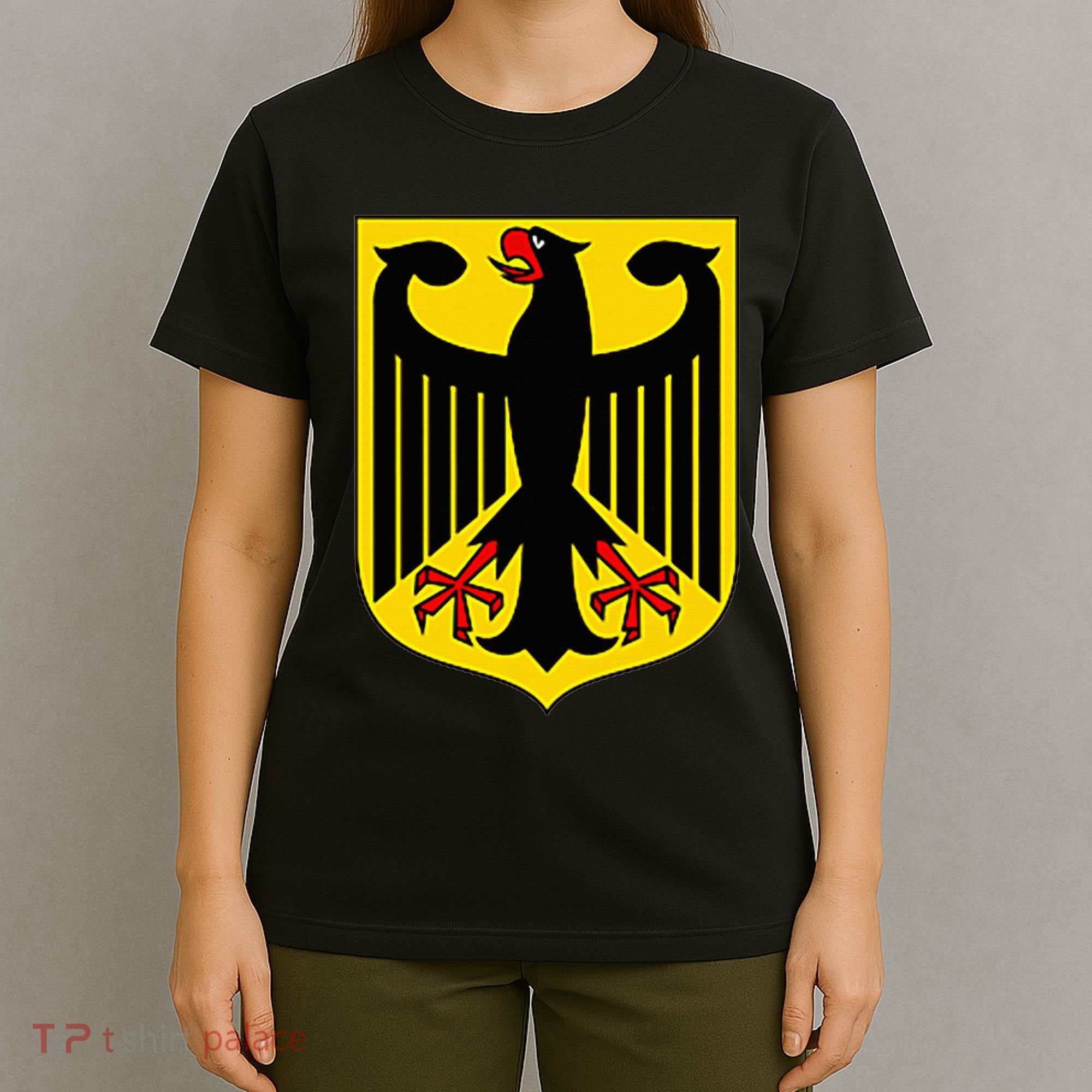 Badge Germany Flag Cool German Flags T-Shirt
