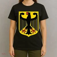 Badge Germany Flag Cool German Flags T-Shirt thumb 4