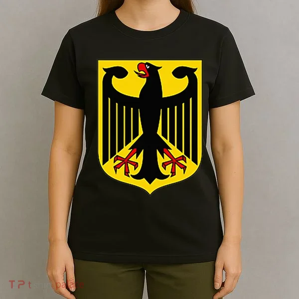 Badge Germany Flag Cool German Flags T-Shirt