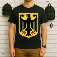 Badge Germany Flag Cool German Flags T-Shirt thumb 6