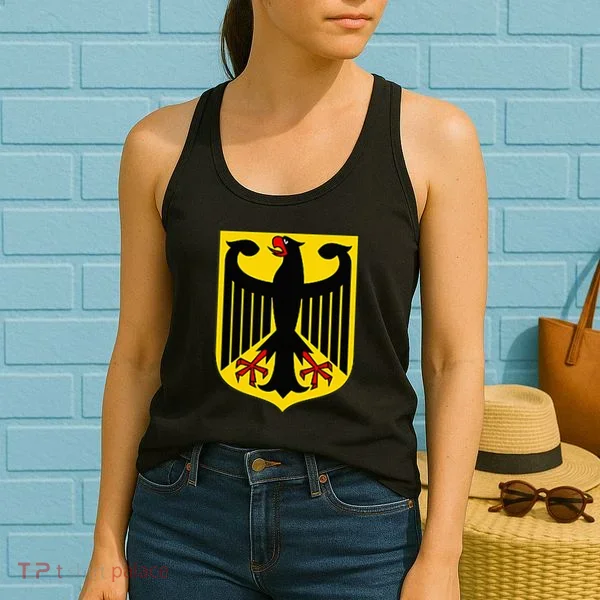 Badge Germany Flag Cool German Flags Women's Tank Top