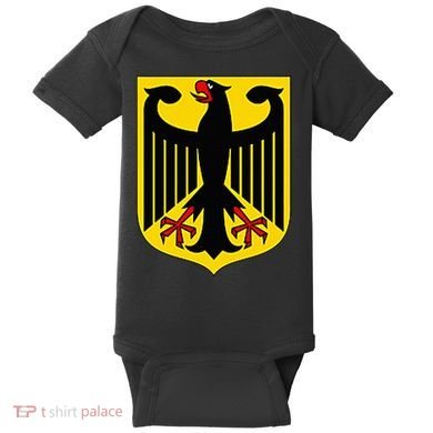 Badge Germany Flag Cool German Flags Baby Bodysuit