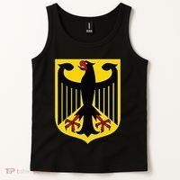 Badge Germany Flag Cool German Flags Tank Top thumb 2