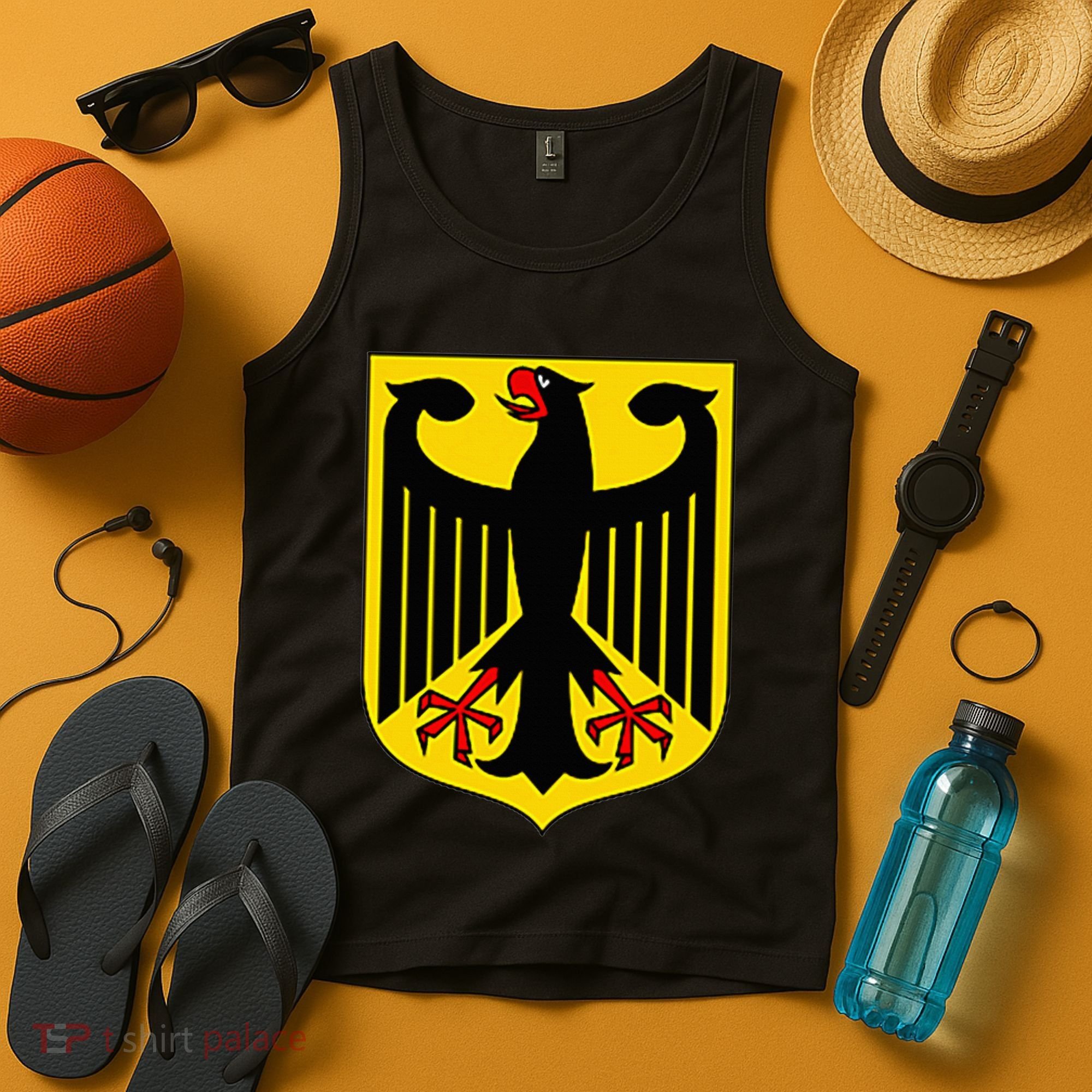 Badge Germany Flag Cool German Flags Tank Top