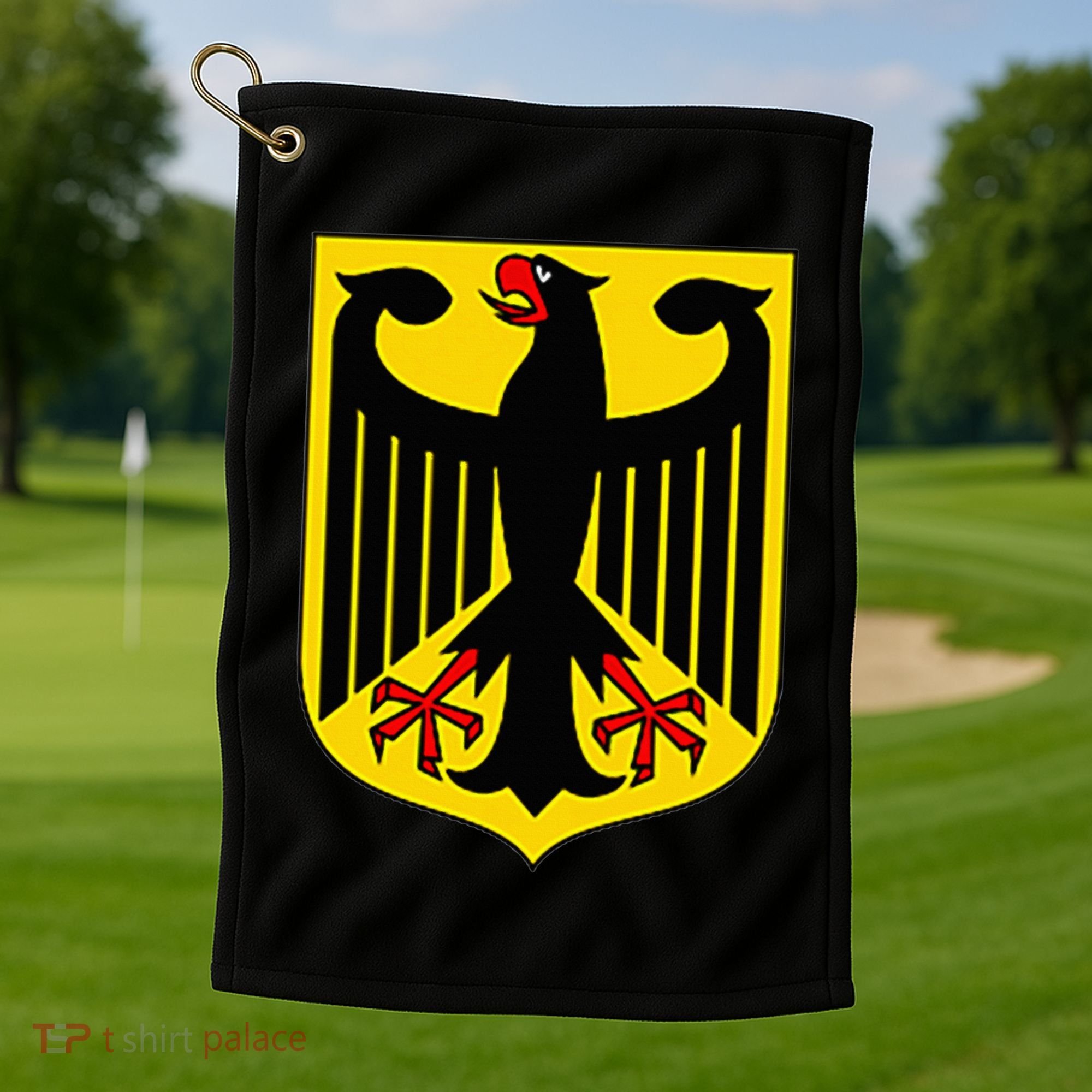 Badge Germany Flag Cool German Flags Golf Towel