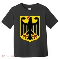 Badge Germany Flag Cool German Flags Toddler T-Shirt thumb 0