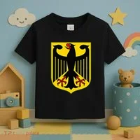 Badge Germany Flag Cool German Flags Toddler T-Shirt thumb 3
