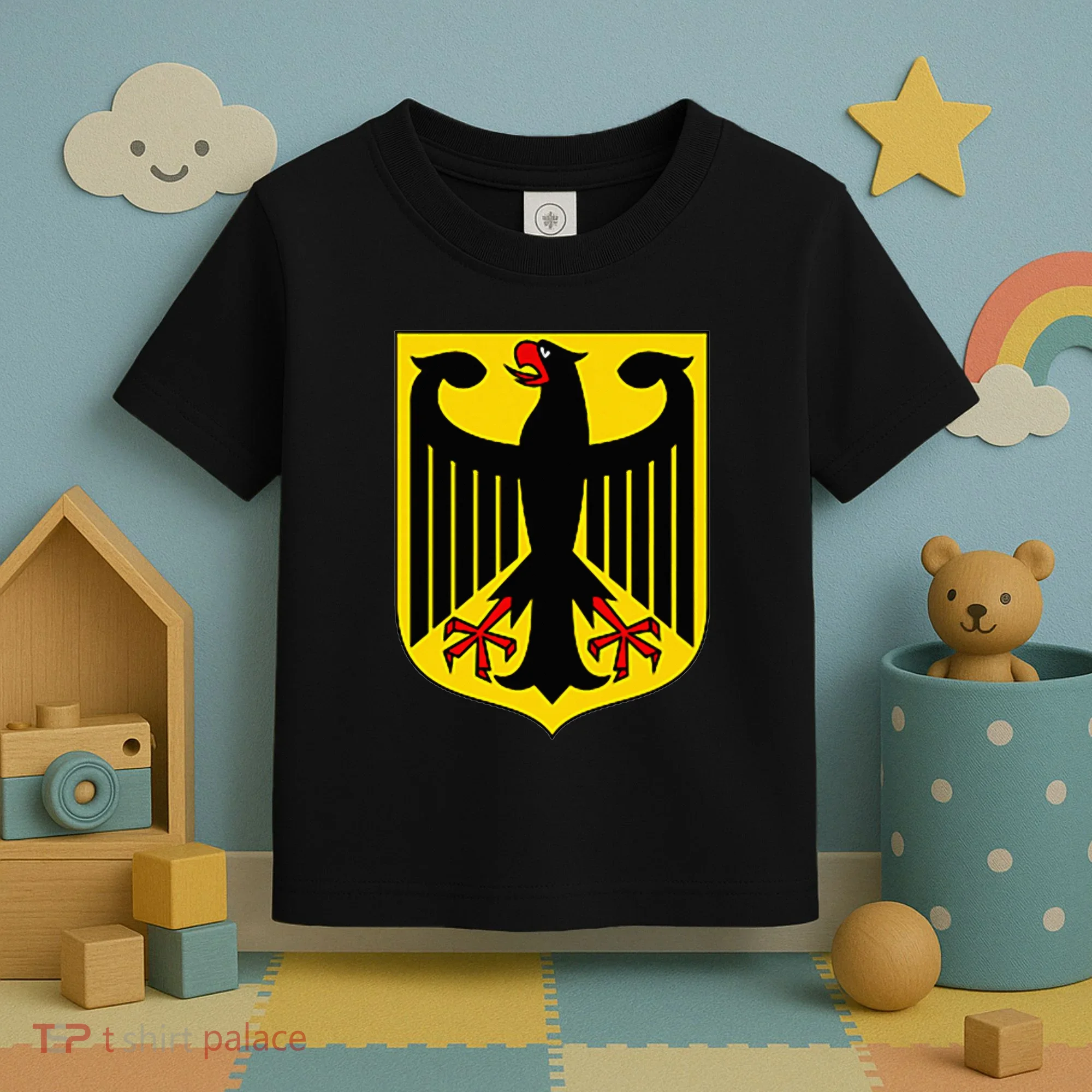 Badge Germany Flag Cool German Flags Toddler T-Shirt