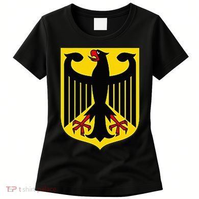 Badge Germany Flag Cool German Flags Women's T-Shirt