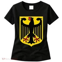 Badge Germany Flag Cool German Flags Women's T-Shirt thumb 0