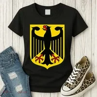 Badge Germany Flag Cool German Flags Women's T-Shirt thumb 3